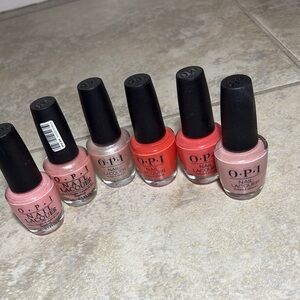 OPI Nail Lacquer Collection - Pink, Coral, and Red Hues